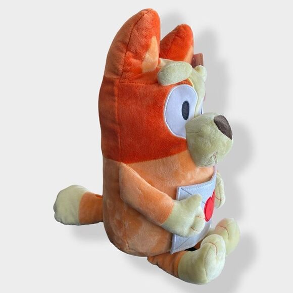Bluey Friends Bingo Valentine's Day 2024 Plush Dog 17” Stuffed Animal New - Picture 3 of 5